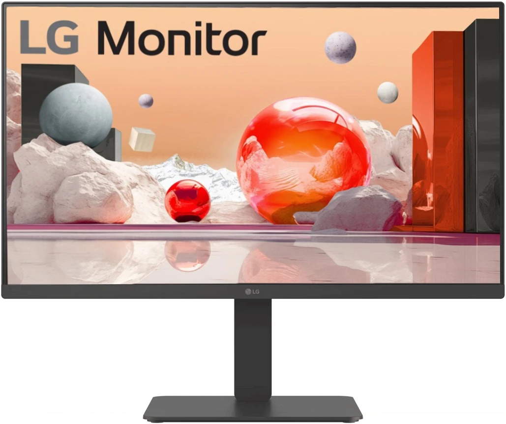 Монитор 27' LG 27BA45QB-B IPS 2560x1440, 75 Гц, 5 мс, 16:9, 350 кд/м², 2xHDMI 2.0, DP 1.4, 3.5 Jack, HDR10, динамики (2x5 Вт), VESA 100x100, черный
