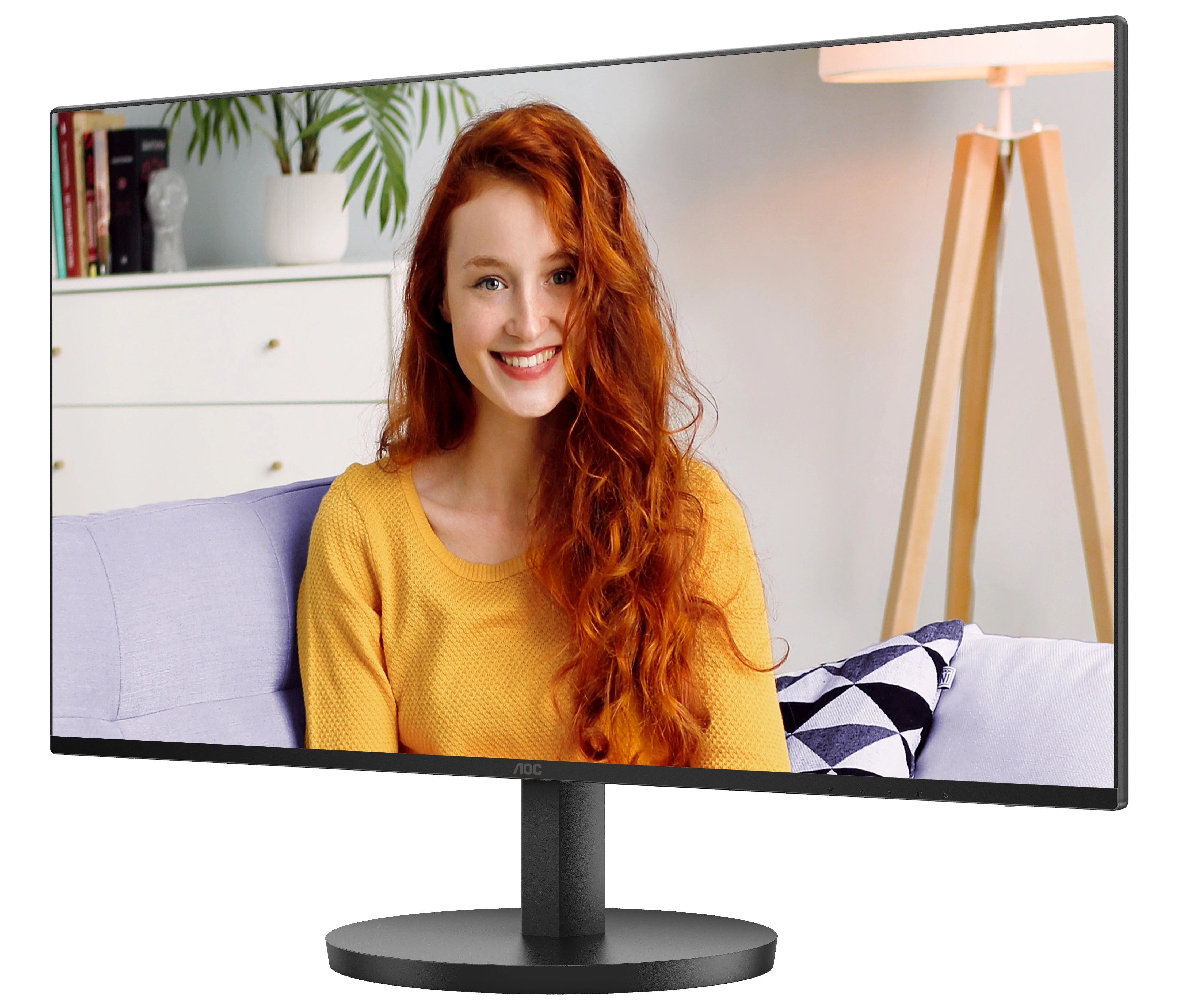 Монитор 23.8' AOC 24B3QA2 IPS 1920x1080, 120 Гц, 4 мс, 16:9, 300 кд/м², DP 1.2, HDMI 1.4, VGA, черный
