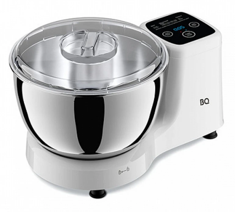 Миксер BQ MX521 белый/серебристый, стационарный, 600 Вт, 5 л, 1 скорость