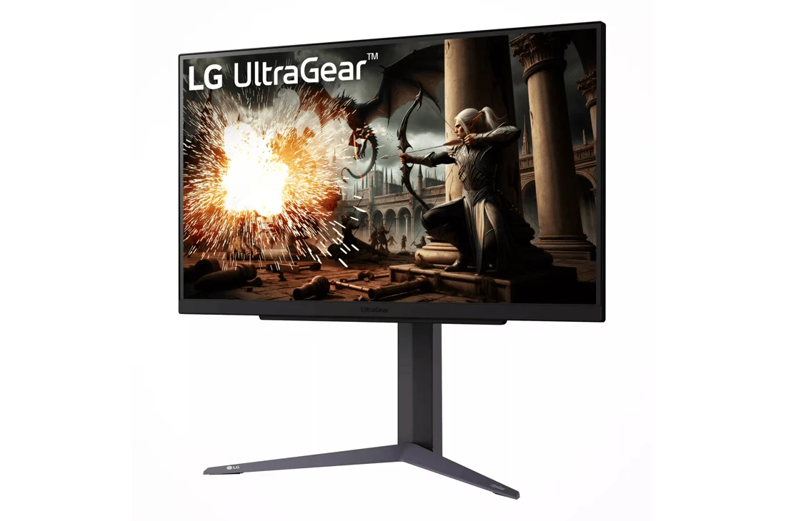 Монитор 27' LG UltraGear 27GS75Q-B IPS 2560x1440, 180 Гц, 1 мс, 16:9, 300 кд/м², DP, HDMI, 3.5 Jack, HDR10, FreeSync Premium Pro, G-Sync Compatible, черный, фото3