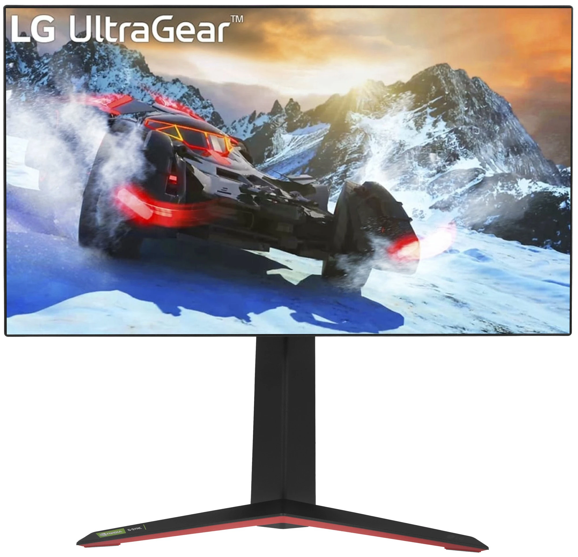 Монитор 27' LG UltraGear 27GP95RP-B IPS 3840x2160, 160 Гц, 1 мс, 16:9, 400 кд/м2, 2xHDMI, 1xDP, 1x3.5 мм, черный/красный