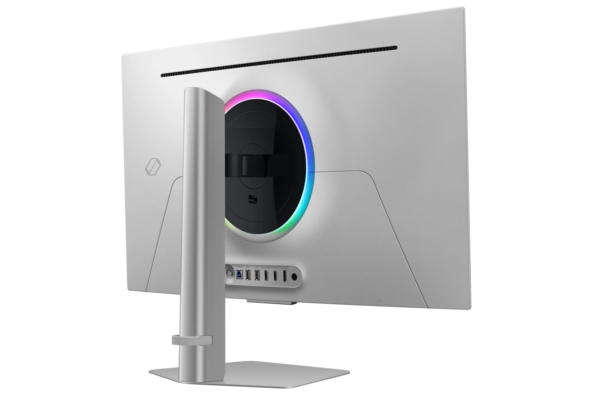 Монитор 31.5' Samsung Odyssey OLED G8 G80SD OLED 3840x2160, 240 Гц, 0.03 мс, 16:9, 250 кд/м², 2xHDMI, 1xDP, 2xUSB, 1xUSB-B, 2x5 Вт, серебристый, фото11