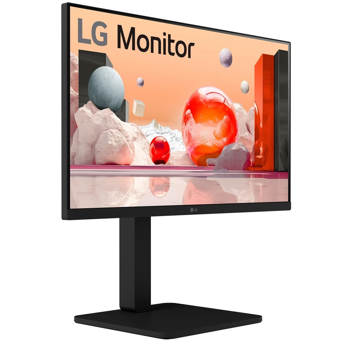 Монитор 23.8' LG 24BA450-B IPS 1920x1080, 100 Гц, 5 мс, 16:9, 250 кд/м², HDMI 1.4, DP 1.2, VGA, 3.5 Jack, динамики (2x2 Вт), черный, фото4