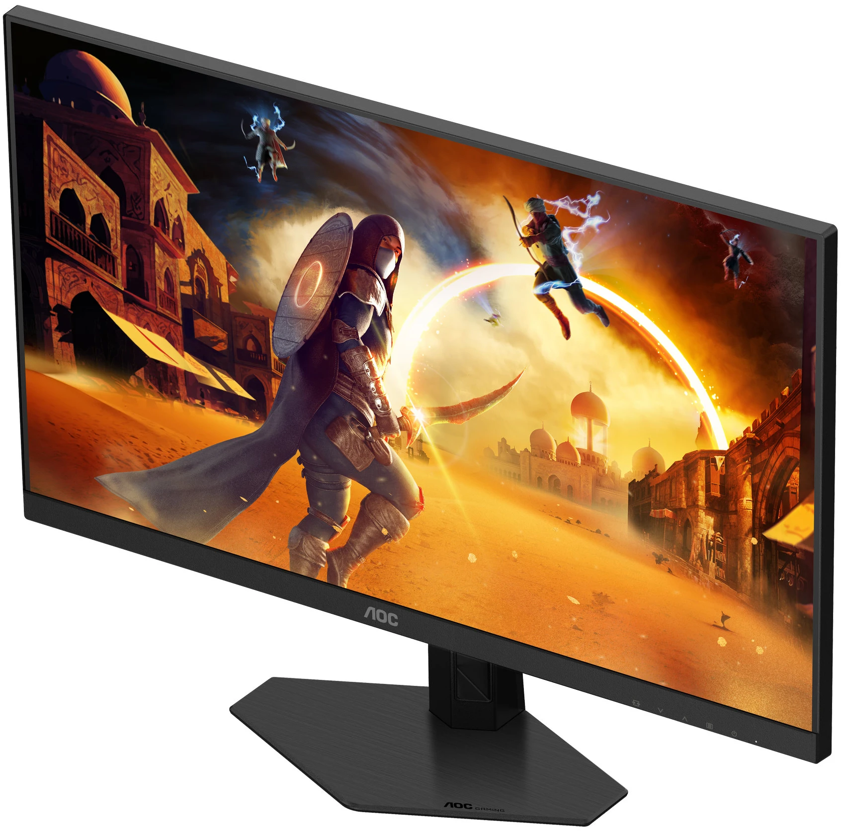 Монитор 27' AOC 27G4HRE Fast IPS 1920x1080, 200 Гц, 0.5 мс, 16:9, 300 кд/м², 2xHDMI 2.0, DP 1.4, 3.5 Jack, динамики (2x2 Вт), HDR10, черный, фото5