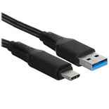 Кабель KEYRON USB Type-C - USB Type-A черный