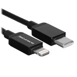 Кабель Borofone Lightning 8-pin - USB Type-C черный