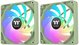Комплект реверсных вентиляторов Thermaltake CT120 Reverse ARGB Matcha Green [CL-F200-PL12MG-A] зеленый