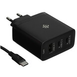 Сетевое зарядное устройство DEXP GaN CB65ACC-2 черный