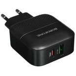 Сетевое зарядное устройство Borofone BA46A Premium черный