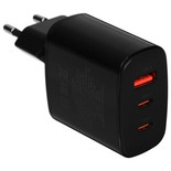 Сетевое зарядное устройство DEXP GaN CB65A2C черный