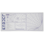 Коврик Lunacy Slip Deskmat Outlines (XL) белый