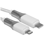 Кабель KEYRON Lightning 8-pin - USB Type-C белый 1.5 м