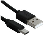 Кабель Aceline micro USB-B - USB Type-A черный