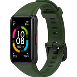 Ремешок Bingo для HONOR Band 6/ 6 Pro/ HUAWEI Band 6 зеленый