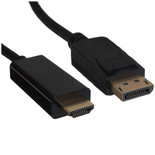 Кабель однонаправленный DEXP HDMI - DisplayPort, 3 м