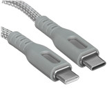 Кабель DEXP USB Type-C - USB Type-C серый