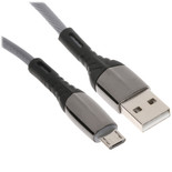 Кабель KEYRON micro USB-B - USB Type-A серый