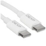 Кабель DEXP USB Type-C - USB Type-C белый 2 м