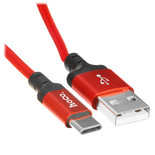Кабель Hoco USB Type-C - USB Type-A красный
