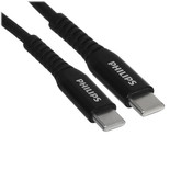 Кабель PHILIPS USB Type-C - USB Type-C черный