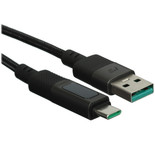 Кабель KEYRON USB Type-C - USB Type-A серый