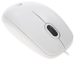 Мышь проводная Logitech B100 [910-003360] белый