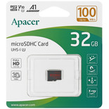 Memory card Apacer R100 microSDHC 32 GB [AP32GMCSH10UB-RA]