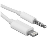 Кабель   DEXP Lightning - jack 3.5 мм белый