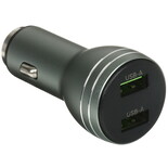 Автомобильное ЗУ DEXP D302AQCMG серый