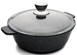 Жаровня Victoria Гранит G1028G черный