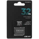 Карта памяти DEXP microSDHC 32 ГБ [SD32GBV10]