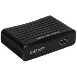 Приставка для цифрового ТВ DEXP HD mini 32 черный