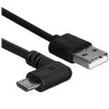 Кабель Aceline micro USB - USB Type-A черный 1 м