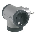 Splitter Legrand 2хShuko gray