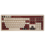 Клавиатура  проводная + беспроводная 8BitDo Retro 108 Mechanical Keyboard - Fami Edition цвет красный