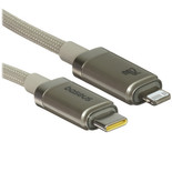 Кабель Baseus Lightning 8-pin - USB Type-C бежевый