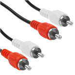 Кабель   Сигнал 2RCA - 2RCA черный