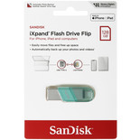 Память OTG USB Flash 128 ГБ SanDisk iXpand Flash Drive Flip [SDIX90N-128G-GN6NJ]