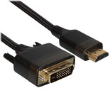 Кабель однонаправленный KEYRON HDMI - DVI-D, 1.8 м