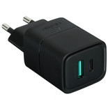 Сетевое зарядное устройство KEYRON K25ACQCPDGaNB черный