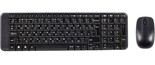Клавиатура+мышь беспроводная   Logitech MK220 черный