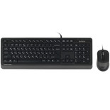 Клавиатура+мышь  проводная  A4Tech Fstyler F1010 черный