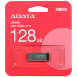 Память USB Flash 128 ГБ Adata UR350 [UR350-128G-RSR/BK]