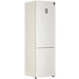 Холодильник с морозильником   Samsung RB37A5470EL/WT бежевый