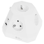 Сетевой фильтр AGNI TP-VH4U5E-PD2-2m-white белый