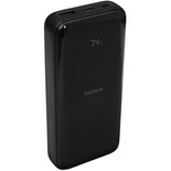 Портативный аккумулятор Baseus Lipow Dual-Cable черный