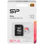 Карта памяти Silicon Power Elite Colorful microSDHC 32 ГБ [SP032GBSTHBV1V20SP]