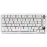 Клавиатура  проводная + беспроводная Attack Shark X85Pro цвет белый