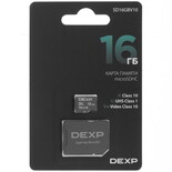 Карта памяти DEXP microSDHC 16 ГБ [SD16GBV10]