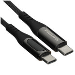 Кабель PHILIPS USB Type-C - USB Type-C черный